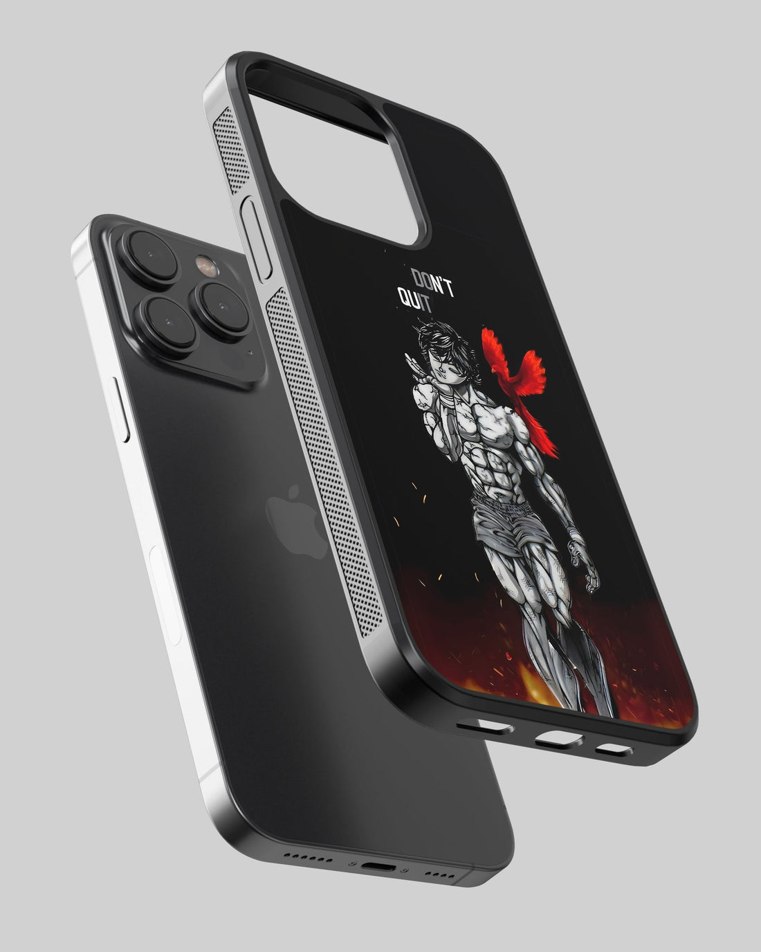 Baki Mobile Cover (Baki Dont Quit)