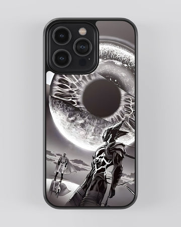 One Punch Man Mobile Cover (Cosmic Garou vs Saitama)