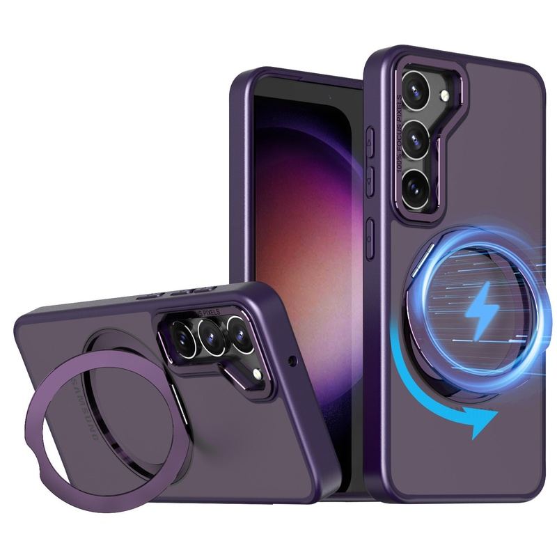 Samsung S24 Ultra Rotating Magnetic Holder Mobile Phone Case