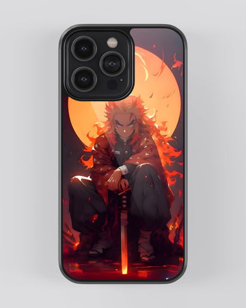 Demon Slayer Mobile Cover (Fire Hashira Rengoku)