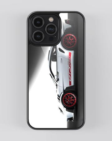 Sports Car Mobile Cover (White GT3 RS)