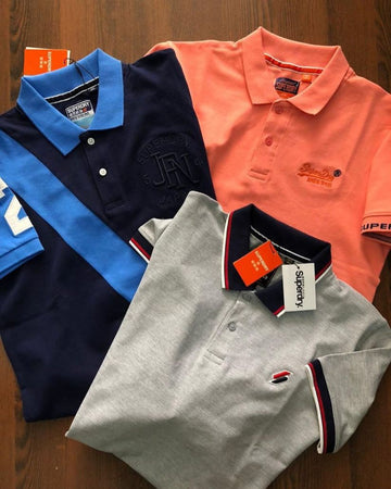 Men Imported Solid Colours Polo T-shirts (Pack of 3) !!