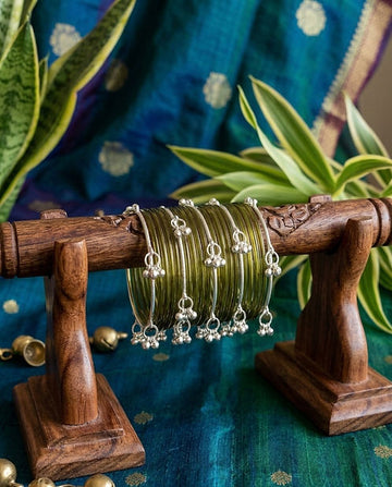 JELLY OLIVE KASHMIRI BANGLES