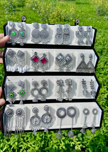 Jhumka + Box  pack of 16