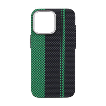 Premium Carbon Fiber Texture Magnetic Phone Case for iPhone 13 14 15 16 Pro Max Wireless Charging Hard PC Shockproof Back Cover