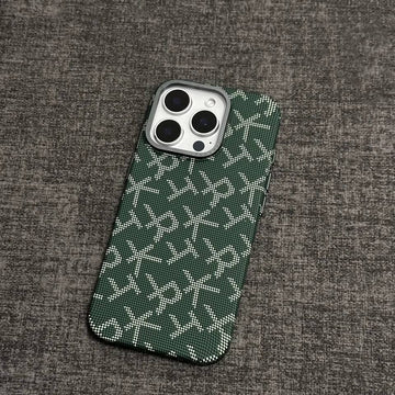 Texture Magnetic Suction Lens Bracket Phone Case for iPhone 13 14 15 16 Pro Max PC Shockproof Phone Case