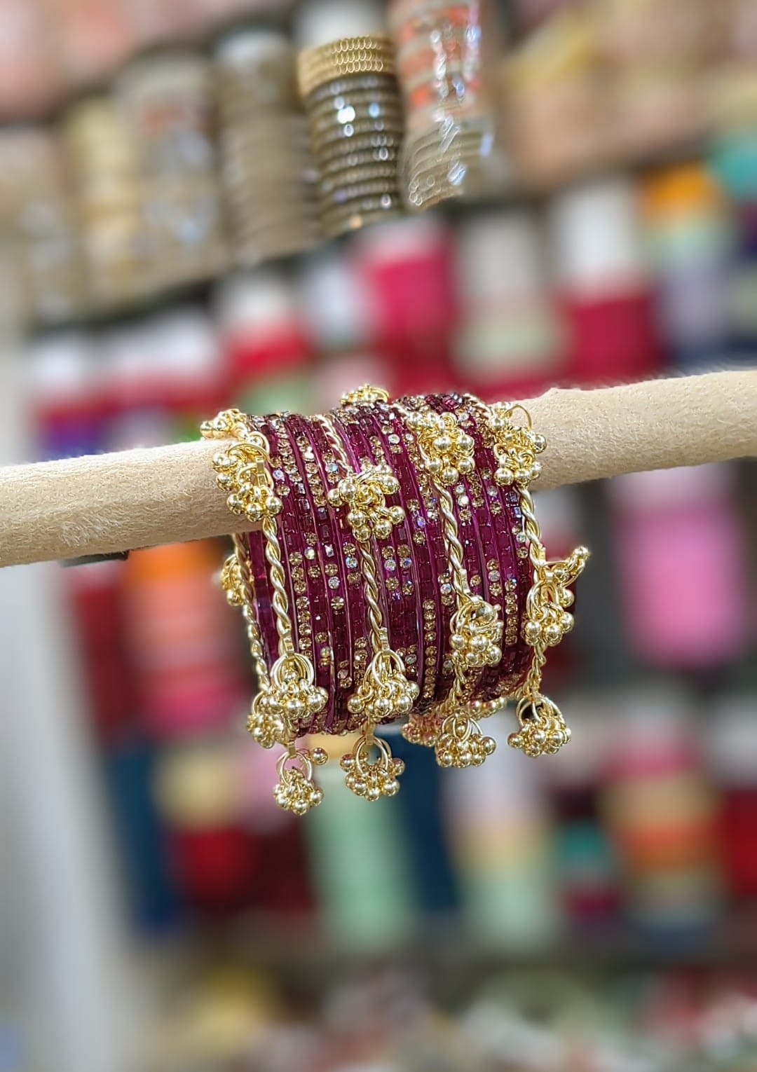 Kashmiri Ghunghroo Bangles Set | 16 Pieces Traditional Bangles