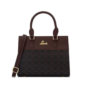Lavie Women's Mono Salma Solid Satchel Bag for Women | Satchel Handbag for Work | Ladies purse |