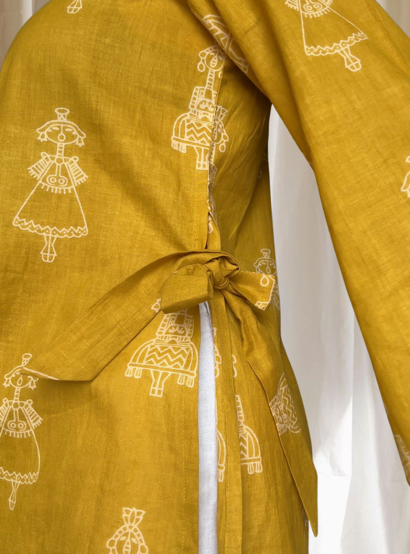Meera Mustard Kurti (Buy 1 Get 1 Free