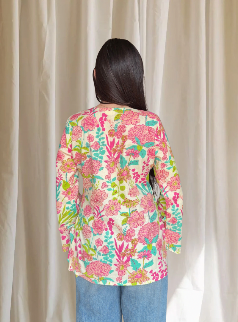 Meera Floral Kurti (Buy 1 Get 1 Free)