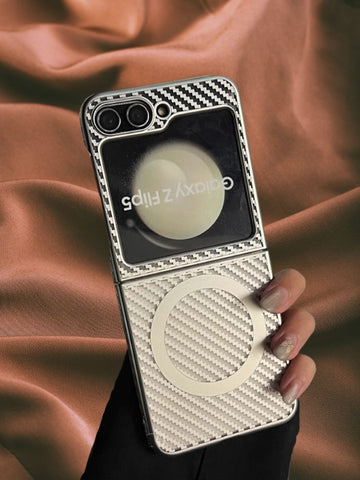 Gold Electroplated Croco Pattern Leather Luxury Cover